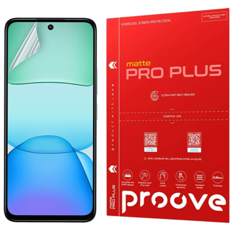 Гідрогелева плівка Xiaomi Redmi 15 Proove Pro Plus Глянцева