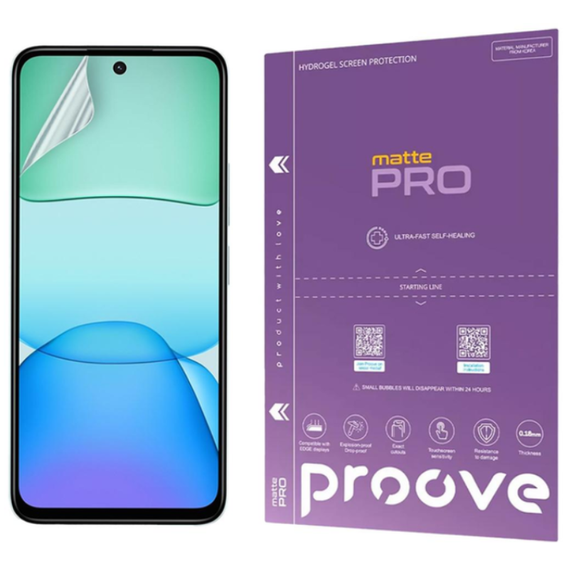 Гідрогелева плівка Xiaomi Redmi 15 Proove Pro Матова