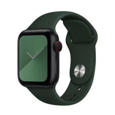 Ремешок Apple Watch silicone 42/44/45/49 mm темно-зеленый (dark green)