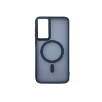 Чохол накладка Matte Corrugated Camera with MagSafe Samsung A35 Синій