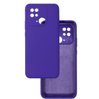 Чохол накладка Silicone Cover Soft Touch ЗК Xiaomi Redmi 10C / Poco C40 Ультрафіолет