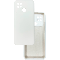 Чохол накладка Silicone Cover Soft Touch ЗК Xiaomi Redmi 10C / Poco C40 Білий