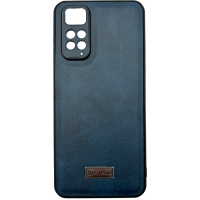 Чохол накладка шкіряний Mustang Xiaomi Redmi Note 11 / Note 11s 4G Темно-синій