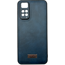 Чохол накладка шкіряний Mustang Xiaomi Redmi Note 11 / Note 11s 4G Темно-синій