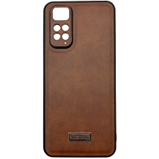 Чохол накладка шкіряний Mustang Xiaomi Redmi Note 11 / Note 11s 4G Коричневий