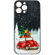 Чехол накладка Akstore Print Winter Car +MagSafe iPhone 13 Pro