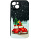 Чохол накладка Akstore Print Winter Car +MagSafe iPhone 14