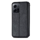 Чехол книжка кожаный Cubic Xiaomi Redmi Note 12 4G Черный