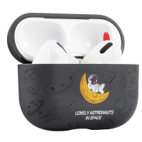 Чохол футляр для навушників AirPods Pro Lovely Astronauts Black