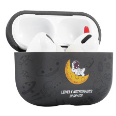 Чехол футляр для наушников AirPods Pro Lovely Astronauts Black
