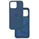 Чехол Silicone Case Original with MagSafe с анимацией iPhone 15 Pro Синий (Storm Blue)