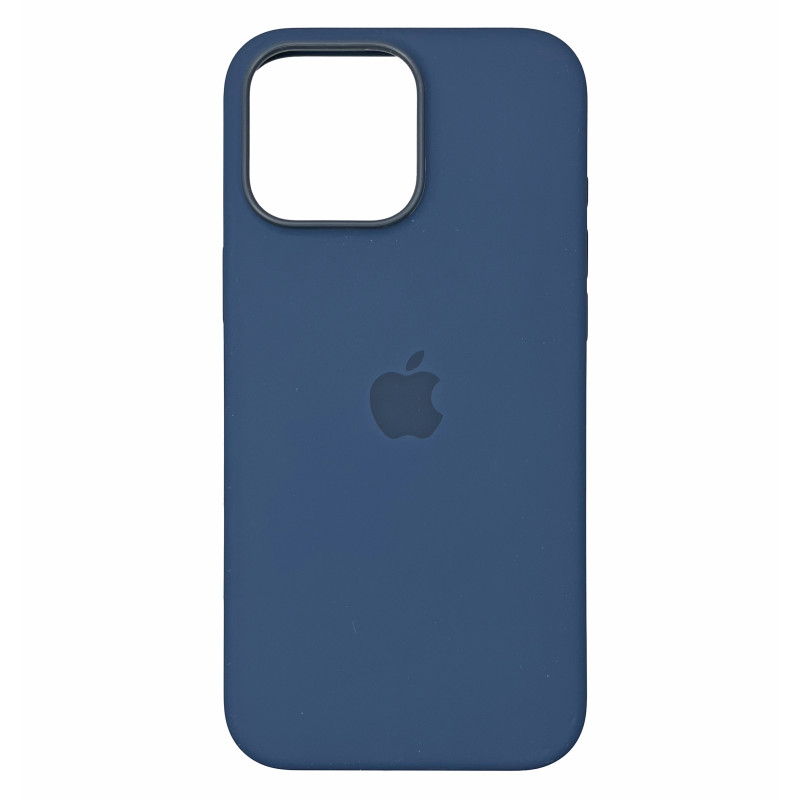 Чехол Silicone Case Original with MagSafe с анимацией iPhone 15 Pro Синий (Storm Blue)