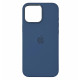 Чехол Silicone Case Original with MagSafe с анимацией iPhone 15 Pro Синий (Storm Blue)