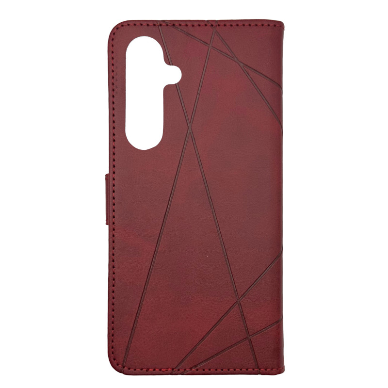 Чохол книжка Business leather Хлястик Samsung A35 Червоний