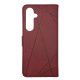 Чохол книжка Business leather Хлястик Samsung A35 Червоний