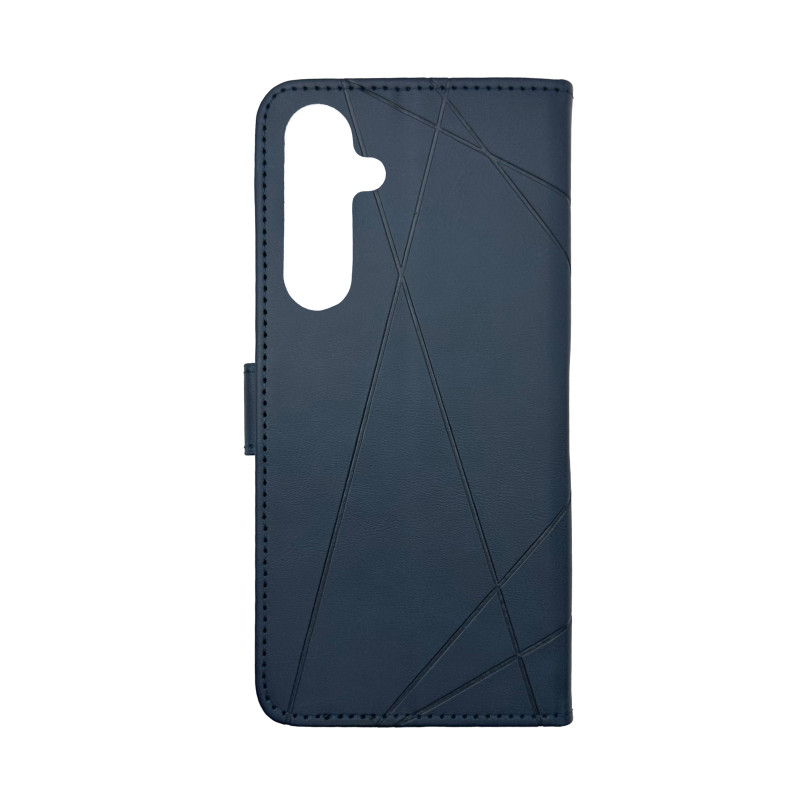 Чехол книжка Business leather Хлястик Samsung A35 Синий