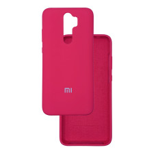 Накладка Silicone Case Xiaomi Redmi 9 вишня