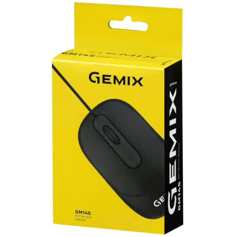 Миша провідна Gemix GM145 black