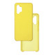 Чехол накладка Silicone Case Samsung A32 Желтый