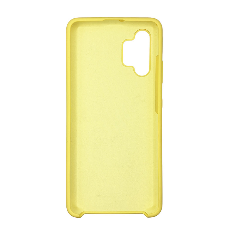 Чехол накладка Silicone Case Samsung A32 Желтый