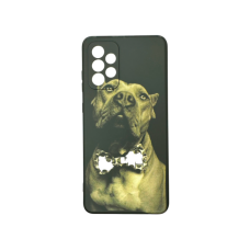 Чехол накладка Silicone Case Picture (10) Samsung A32