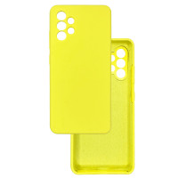 Чохол накладка Silicone Cover Soft Touch ЗК Samsung A32 Жовтий