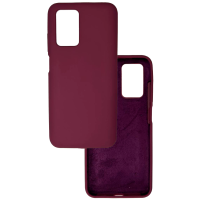 Чохол накладка Silicone Cover Soft Touch ЗК Xiaomi Redmi 10 Бордовий