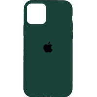 Чохол Silicone Case iPhone 12/Pro 6.1'' темно-зелений