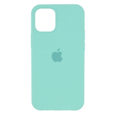 Чехол Silicone Case iPhone 12/Pro 6.1'' бирюзовый (ice blue)