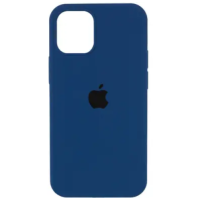 Чехол Silicone Case iPhone 12/Pro 6.1'' синий (navy blue)