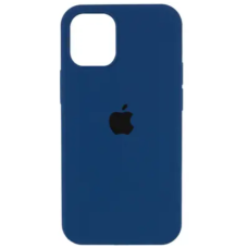 Чехол Silicone Case iPhone 12/Pro 6.1'' синий (navy blue)