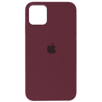 Чохол Silicone Case iPhone 12/Pro 6.1'' бордо (Plum)
