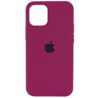 Чехол Silicone Case iPhone 12/Pro 6.1'' Бордовый (Maroon)