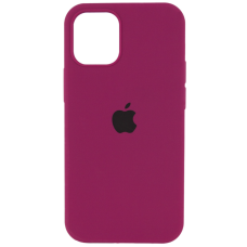 Чехол Silicone Case iPhone 12/Pro 6.1'' Бордовый (Maroon)