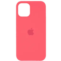 Чехол Silicone Case iPhone 12/Pro 6.1'' розовый (Hot pink)