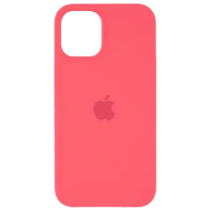 Чехол Silicone Case iPhone 12/Pro 6.1'' розовый (Hot pink)