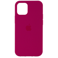Чохол Silicone Case iPhone 12/Pro 6.1'' малиновий (Pomegranate)