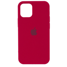 Чехол Silicone Case iPhone 12/Pro 6.1'' красный (Rose red)
