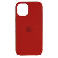 Чехол Silicone Case iPhone 12/Pro 6.1'' красный (Dark red)