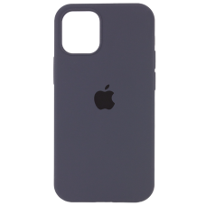 Чехол Silicone Case iPhone 12/Pro 6.1'' серый (dark grey)