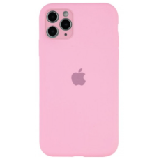 Чехол Silicone Case Square Full+Camera iPhone 11 Pro ярко-розовый