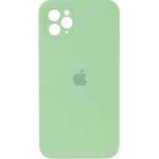 Чехол Silicone Case Square Full+Camera iPhone 11 Pro мятный