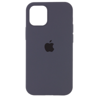 Чехол Silicone Case iPhone 12 Pro Max 6.7'' темно-серый