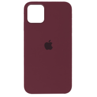 Чехол Silicone Case iPhone 12 Pro Max 6.7'' бордовый (plum)