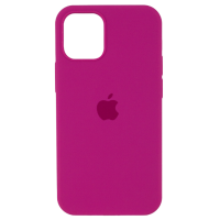 Чехол Silicone Case iPhone 12 Pro Max 6.7'' малиновый (dragon fruit)