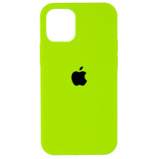 Чехол Silicone Case iPhone 12 Pro Max 6.7'' салатовый (Neon Green)