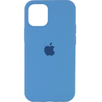 Чехол Silicone Case iPhone 12 Pro Max 6.7'' голубой (cornflower)
