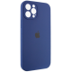 Чехол Silicone Case Camera Protective iPhone 12 Pro Max 6.7'' Синий (Deep navy)