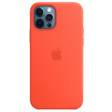 Чехол Silicone Case iPhone 12 Pro Max 6.7'' Оранжевый (Electric Orange)