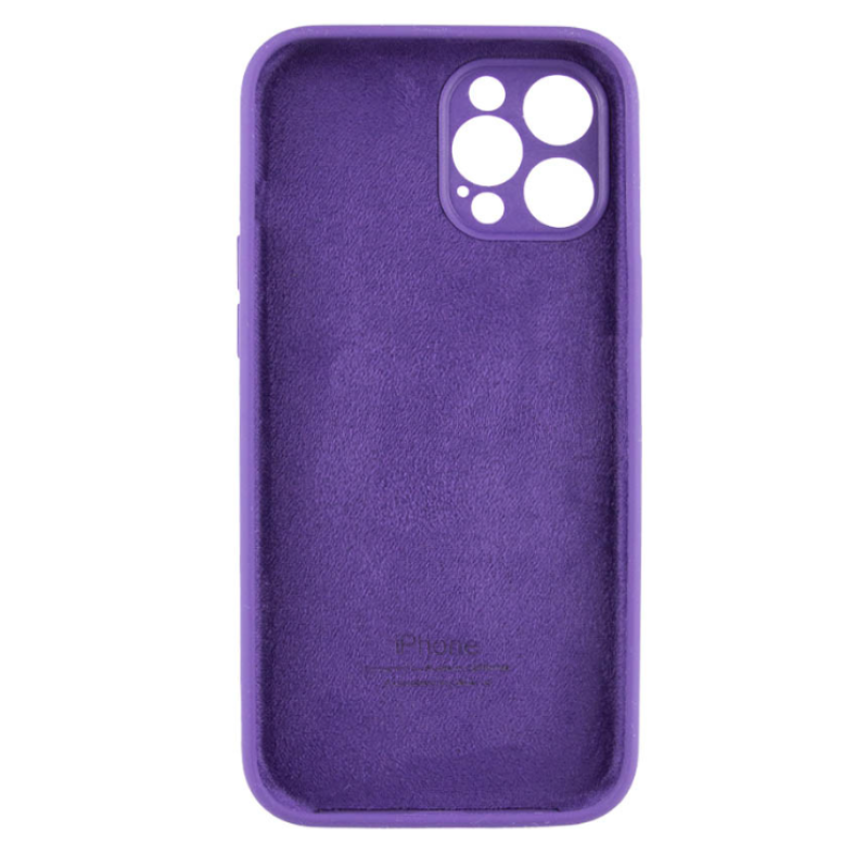 Чехол Silicone Case Camera Protective iPhone 12 Pro Max 6.7'' Фиолетовый (Amethyst)